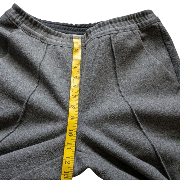 Aritzia Babaton Fitzgerald Pant Grey Pull-On Flannel Pleated Old Money Women L - Picture 11 of 12